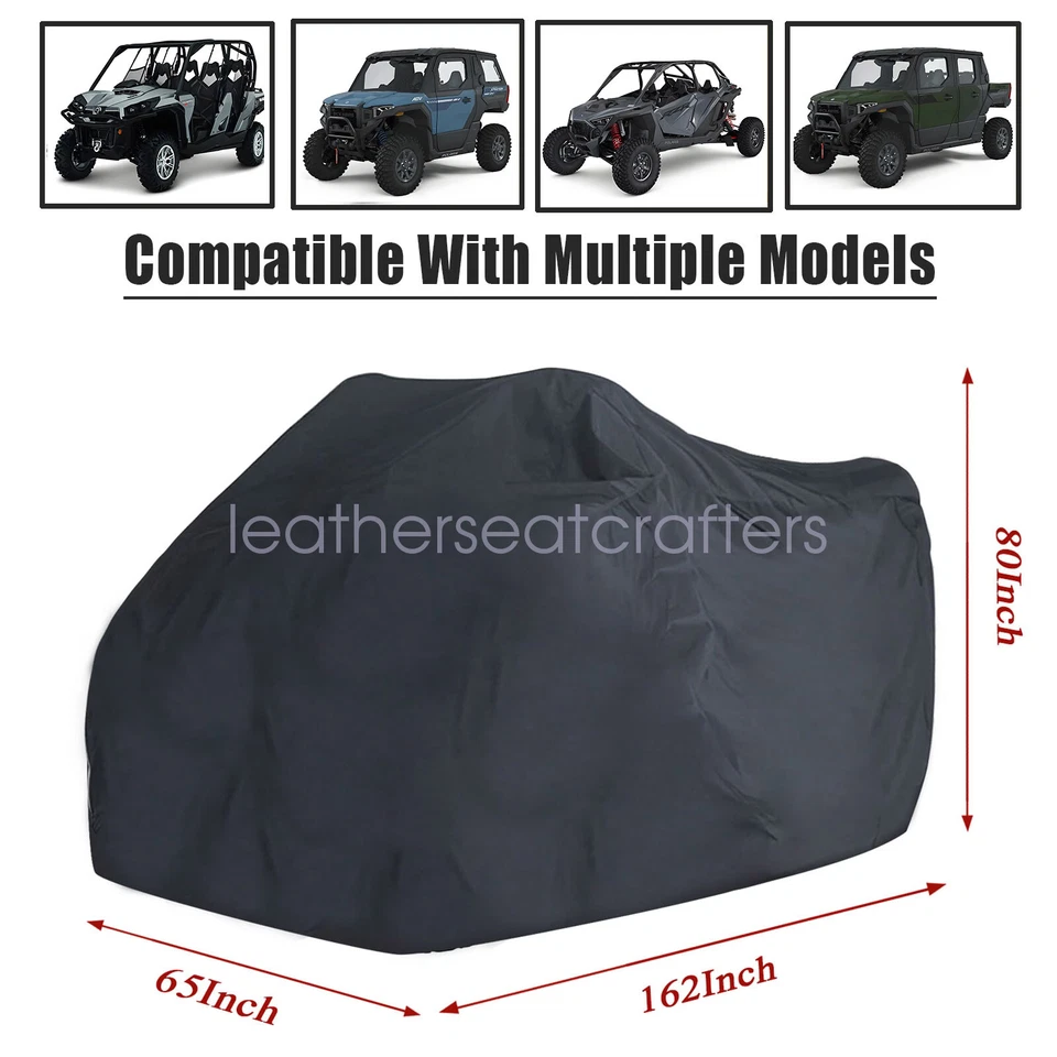 Cubiertas para UTV 4-6 plazas más protección resistente para todo tipo de clima para Polaris RZR Foto 2 de 4