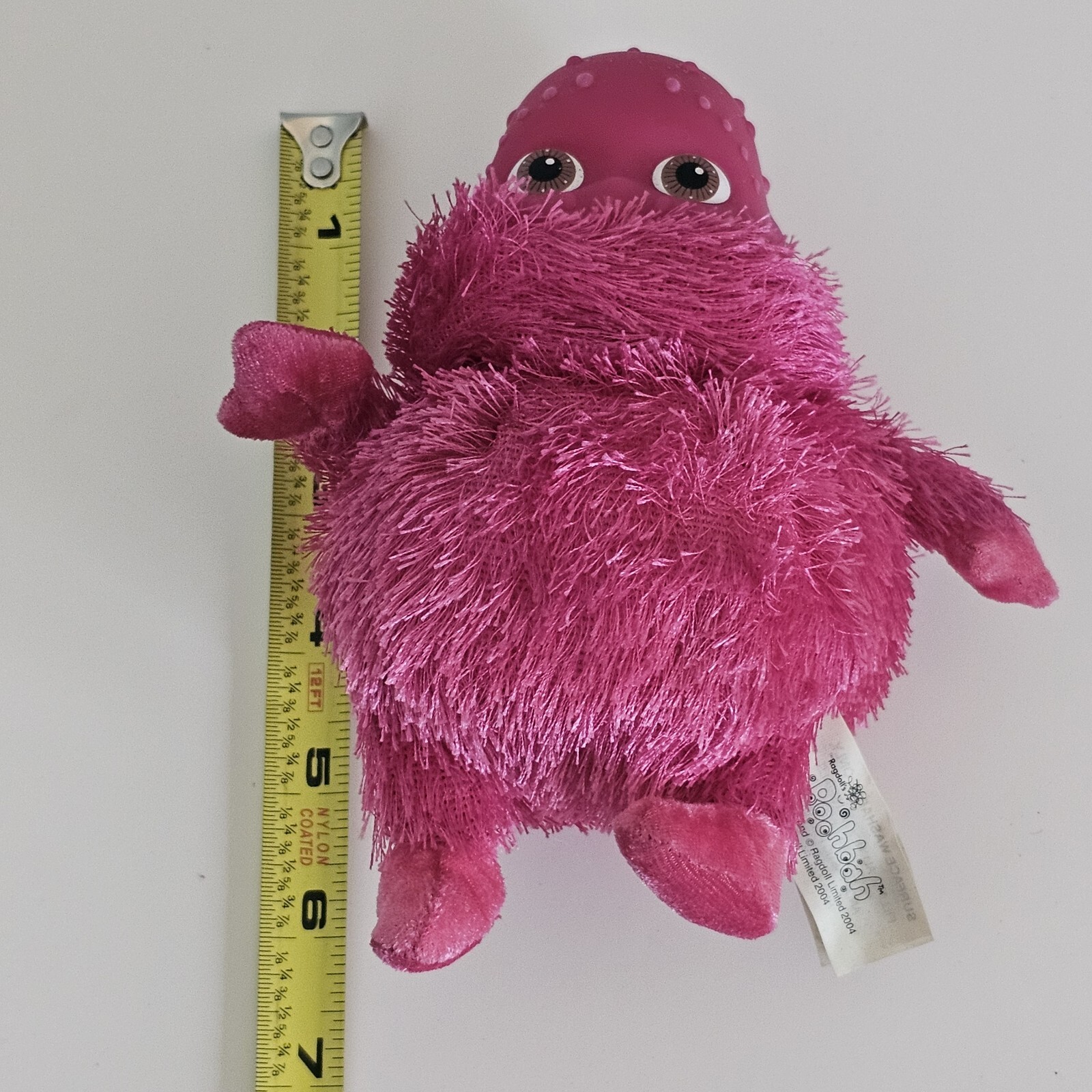 Vintage BoohBah Ragdoll Zumbah Pink Beanie Plush Stuffed Doll Toy 6
