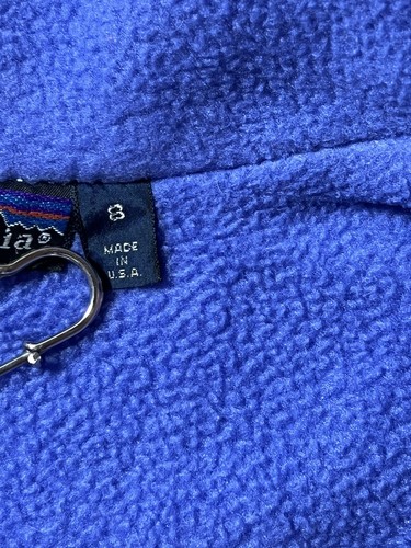 Vintage 1980s Patagonia Fleece Lined Jacket Women’s Size Small Made In USA Red - Picture 9 of 22
