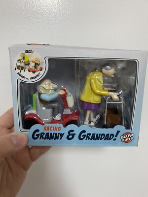 Unopened Bluw Gifts: Racing Granny & Grandad!