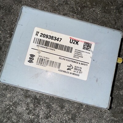 07-13 CHEVROLET SILVERADO SATELLITE RECEIVER CONTROL MODULE 20938347 OEM