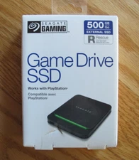 Seagate 500GB Game Drive SSD for Playstation External Solid-State Drive Portable