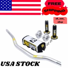 Original"Evo"PROTAPER Handlebar Fat Bar MOUNT Clamps DIRT BIKE 1 1/8''GRIPS Pads