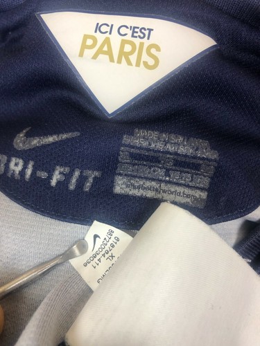 NIKE Paris Saint-Germain 2014/2015 PSG HOME FOOTBALL JERSEY BOYS SIZE XL - Picture 3 of 9