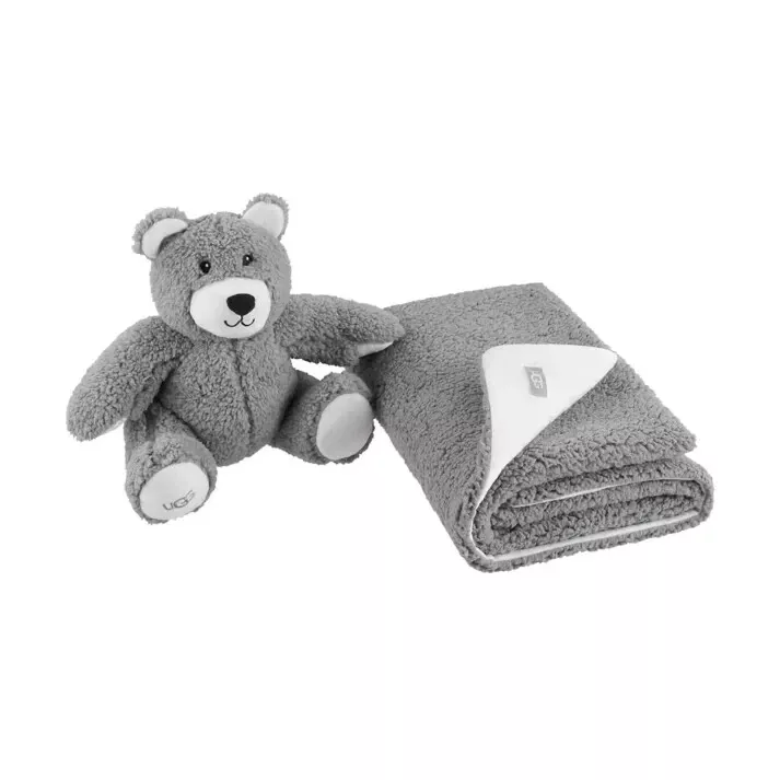 ugg bear and blanket