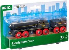 BRIO World - 33697 Speedy Bullet Train - Engaging 2-Piece Wooden Toy Train...