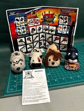 LOT OF 4 KUNG ZHU BATTLE HAMSTERS FURREAL ANIMALS THORN YAMA