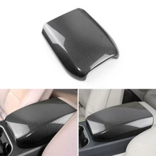ABS Carbon Fiber Center Console Armrest Box Cover For Porsche Cayenne 2018-2022