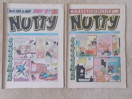 JOB LOT OF 10 - NUTTY - VINTAGE UK KIDS COMIC - 1980 & 1981 GOOD CONDITION - Picture 4 of 6