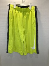 Nike Dri-Fit Boy  s Neon Yellow Short  s Size Large