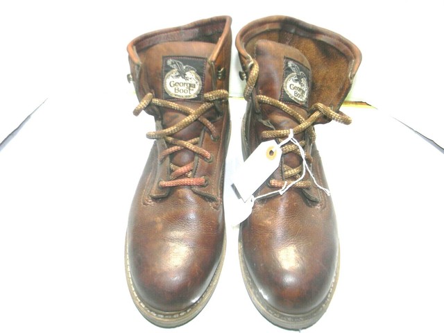 georgia barracuda gold wedge work boots