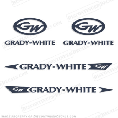 Fits Grady White 19' Decal Kit - Any Color!
