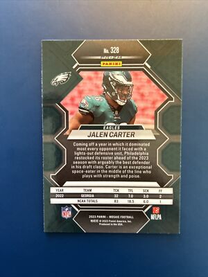 2023 Panini Mosaic JALEN CARTER Genesis #328 | eBay