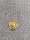 1862 $1 Gold Indian Princess Head Type 3 Pre-1933 US 1 Dollar Coin