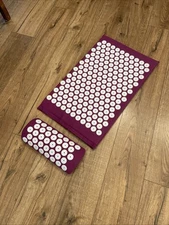 MY LOTUS Acupuncture Mat and Pillow Set Purple Relax Pressure Points