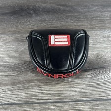 Evnroll Mallet Putter Headcover Black Red Logo Magnetic Closure Golf OEM Cover