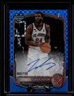 2025-26 Bowman Basketball Zuby Ejiofor #CPA-ZE Chrome Auto Blue X-Fractor /150