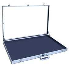 Portable Trade Show Display Case, Aluminum Polycarbonate Show case with Lock,...