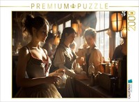 Calvendo Puzzle Girl Above The Saloon In The Wild West | 2000 Pieces, Finished S