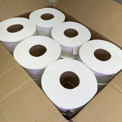 ZA@ TORK (12 ROLLS) Universal Quality 2Ply Jumbo Roll Bath Tissue 3.4''x1000' TJ0