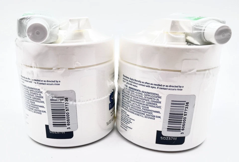 CeraVe Moisturizing Cream, Body and Face Moisturizer for Dry Skin 2 Pack - Image 2 of 4