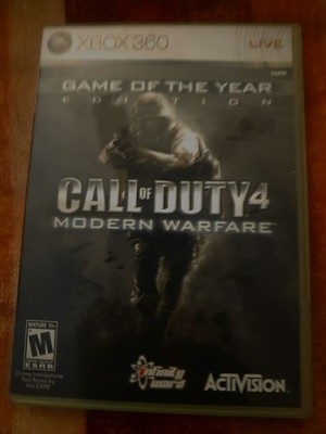 Call of Duty 4: Modern Warfare GOTY Edition (Xbox 360, 2007)(A-98)