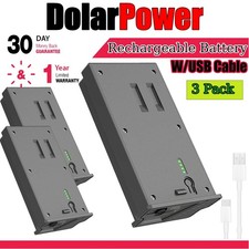 3PACK Rechargeable Battery for Reveal Hunting Trail Camera X Gen 3.0,2.0,Pro 3.0