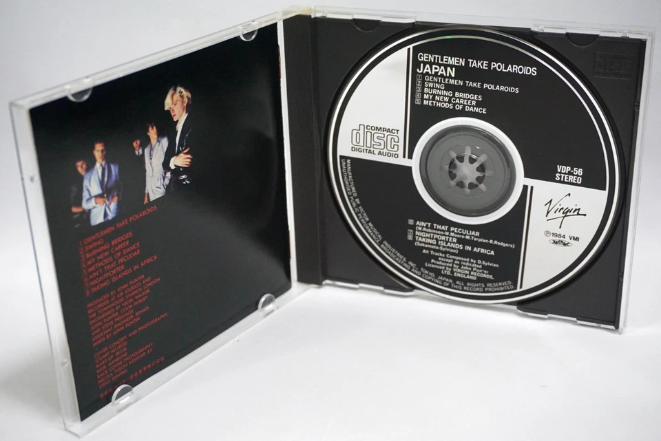 JAPAN : Gentlemen Take Polaroids CD (Japan 1984 Press) David Sylvian VDP-56 RARE - Image 3 of 4