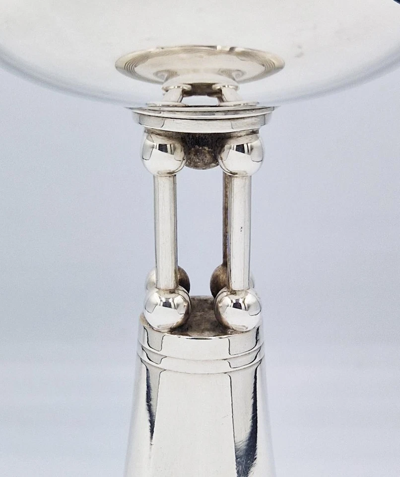 FINA COPA/CÁLIZ MODERNISTA PLATEADA WMF c1900 Foto 4 de 4