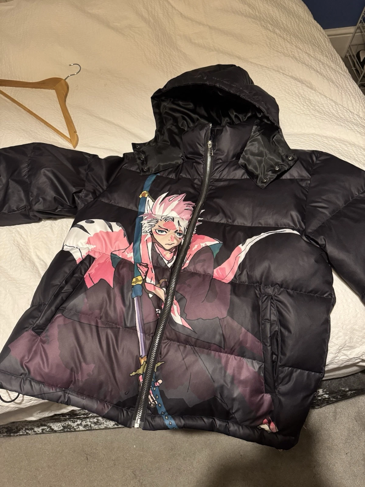 Veesclothing Ice boy puffer Jacket-Small. Bleach Tōshiro Hitsugaya