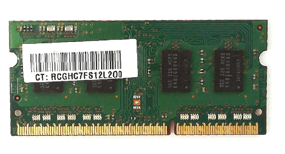 Samsung 🔧 2x 2GB DDR3-1600 PC3-12800S SO-DIMM Laptop RAM 🟥 ☆ - Image 2 of 2