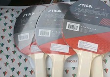x4 STIGA Hardbat Table Tennis Racket - USATT Approved Ping Pong Paddles