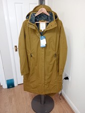 Women`s Seasalt Cornwall Janelle Waterproof Coat Size 16 Oak BNWT