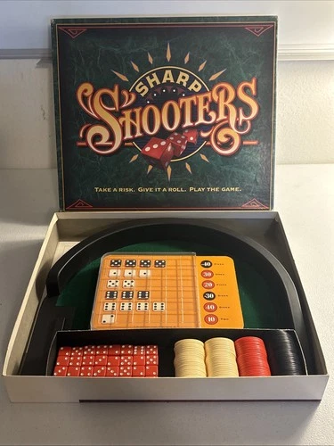 Sharp Shooters Dice Game 1994 Milton Bradley USA Vintage COMPLETE
