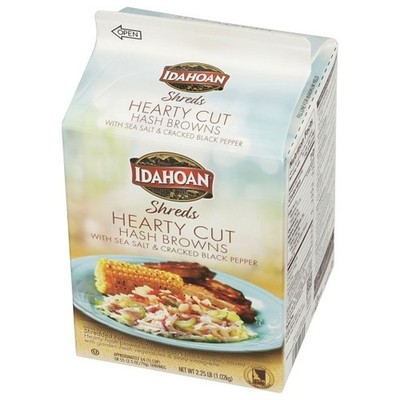 Idahoan Foods Hearty Cut Hash Browns With Sea Salt & Cracked Black Pepper, 2.25