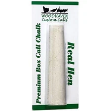 Woodhaven Custom Calls Game Real Hen Chalk Box Attracts Turkey White - WH084