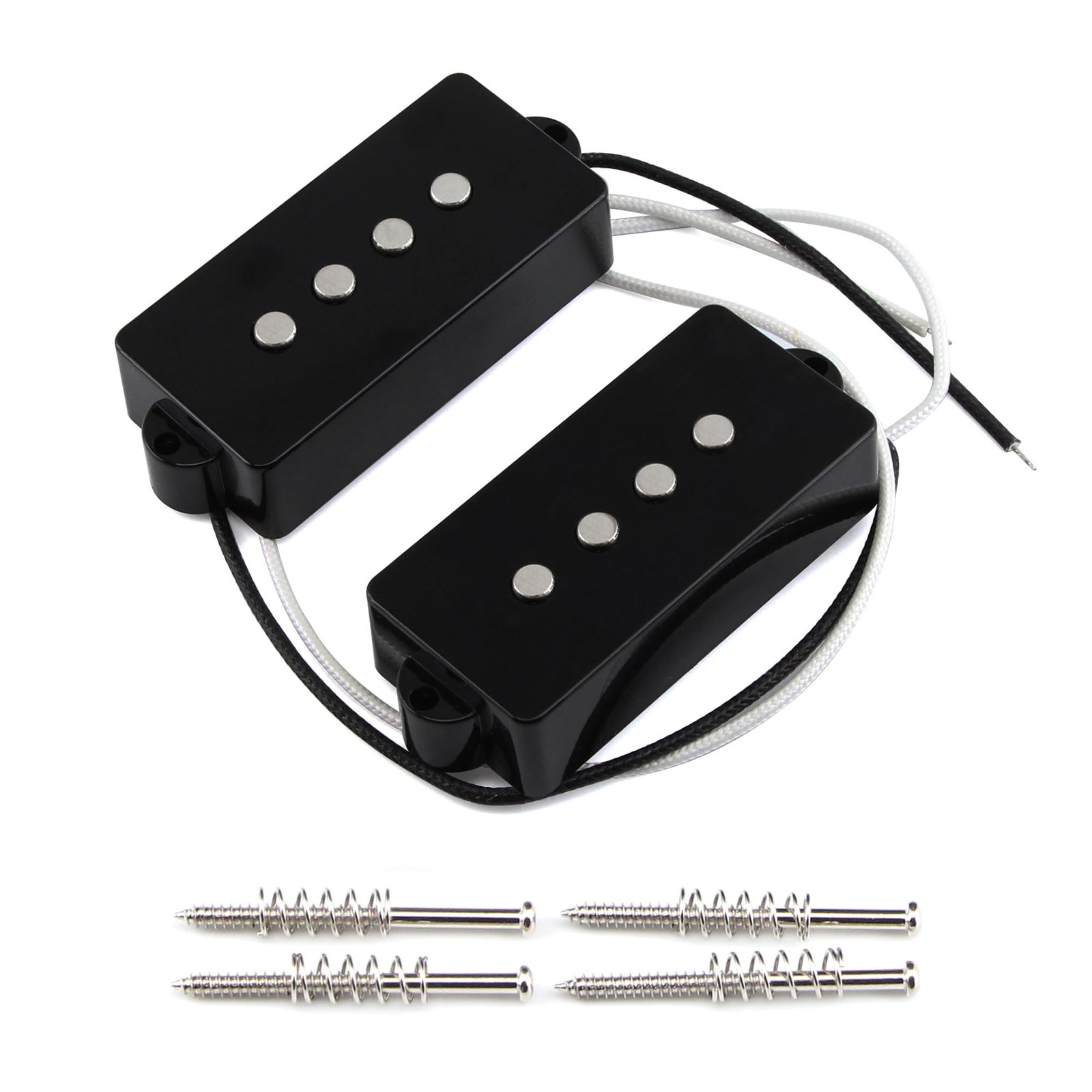 FLEOR Alnico 5 P Bass Pickups Humbucker Pickup for 4 String P Bass Replacement