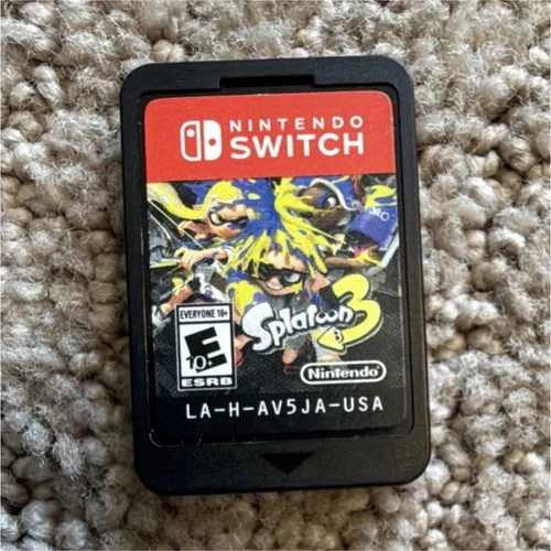 Nintendo Splatoon 3 Game Cartridge Nintendo Switch E10+ NTSC-U/C Splatoon Series