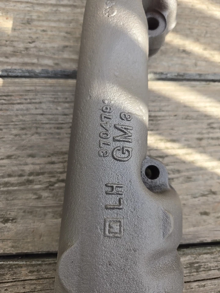 Chevrolet Corvette Belair 1955 1956 265 V8 colectores de escape 150 210 Chevy OEM Foto 3 de 4