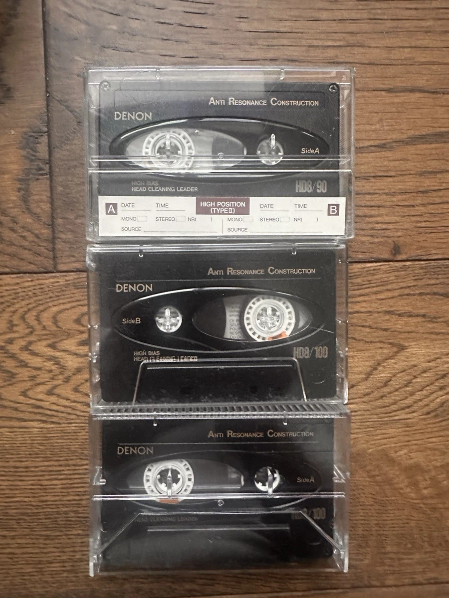 Denon LX 60 MC Leer Kassetten Audio Tape Cassettes 10 Pieces/ Stück NEW !!!!! eB