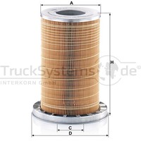 Mann-Filter Luftfilter C 19 384/1 - C19384/1 FüR AL78223
