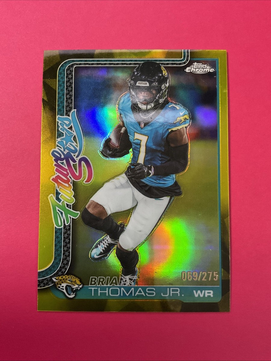 2025 Topps Chrome Football Yellow Refractor Brian Thomas Jr. #FS-4