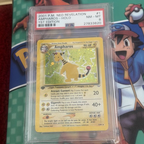 Ampharos (1st Edition) graded PSA 8 for sale on eBay