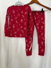 New Carter's Red Boy Girls Cotton 2 pc Pajama Set Christmas 2T,3T,4T,5T
