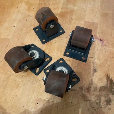  LAG Wheels - Heavy Duty 2 Fix & 2 rotierende Räder 4er Set