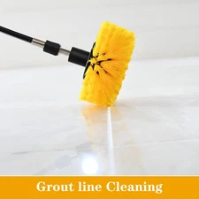 4pcs Drill Brush Attachment Kit, 2025 New Grout Drill Brush Set, All Purpose ...