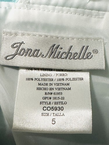 Jona Michelle Girls Special Occasion Dress Size 5 Pastel Tulle Petticoat New - Picture 2 of 11