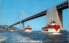 San Francisco CA Harbor Tours Fisherman’s Wharf Postcard