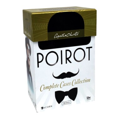 Agatha Christie's Poirot: Complete Series (DVD, 33-Disc Set) US Seller free ship