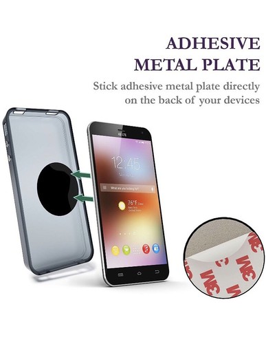 Car Phone Mount, Air Vent Magnetic Cell Phone Holder for iPhone X/8/8 Plus - Imagen 3 de 7